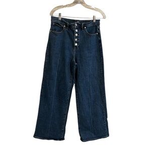 GAP Stylish Blue Wide-Leg Women Jeans